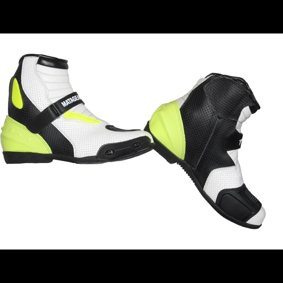 MEN MOTORCYCLE NEW SS609-YW CE RATED SHOES/BOOTS MEN BOOTS - Picture 3 of 12